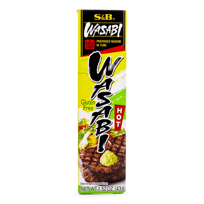 S&amp;B Wasabi Tube 1.52 oz - 日式芥末管狀43g