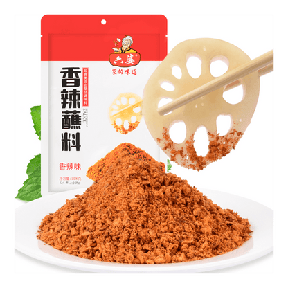 LIUPO Hot Condiment Sauce 108g - 六婆 香辣蘸料 108g