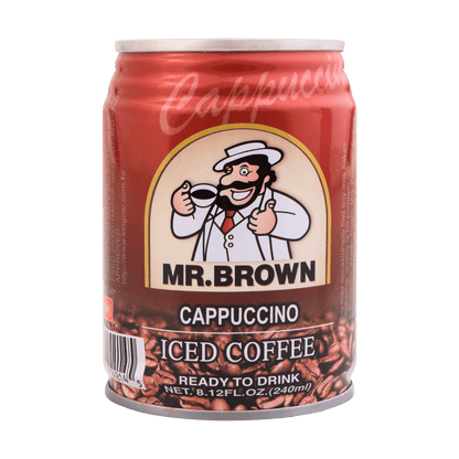 MR. BROWN Coffee Cappuccino 240ml - 台灣伯朗三合一咖啡卡布奇諾風味240ml