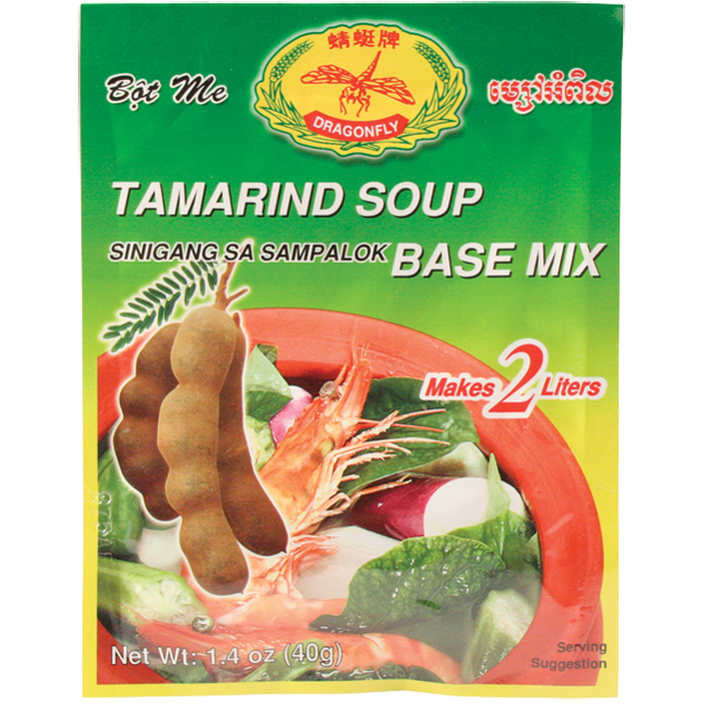 DRAGONFLY TAMARIND SOUP MIX 1.4 oz (40 g) - 蜻蜓牌酸子汤粉