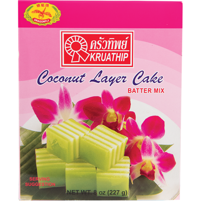 Dragonfly Coconut Pandan Layer Cake Batter Mix  - 蜻蜓牌椰汁千层糕粉 8oz