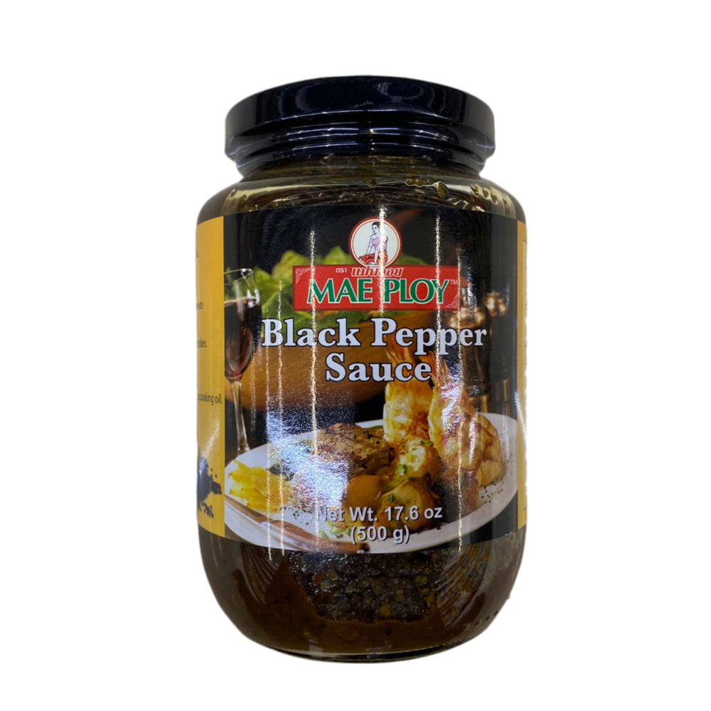 Mae Ploy Black Pepper Sauce 500g - 泰国Mae Ploy牌黑椒酱 17.6oz/500g