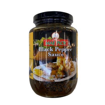 Mae Ploy Black Pepper Sauce 500g - 泰国Mae Ploy牌黑椒酱 17.6oz/500g