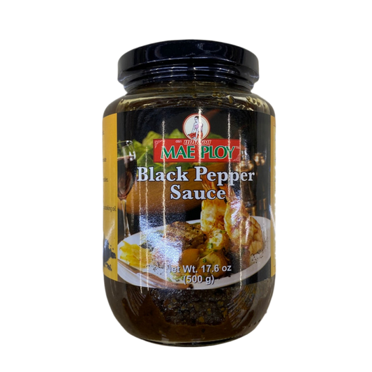 Mae Ploy Black Pepper Sauce 500g - 泰国Mae Ploy牌黑椒酱 17.6oz/500g