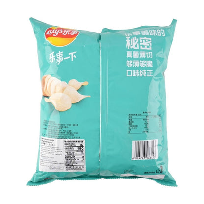 Lay's Potato Chips Wasabi Octopus Flavor - 大陆版Lay's乐事 烟火排档系列薯片 芥末章鱼味 135g