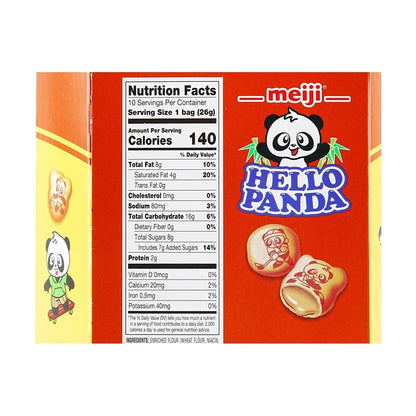 Hello Panda Cookies, Caramel 9.1 oz - 明治Hello Panda 熊貓餅乾焦糖味