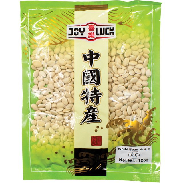 JOYLUCK WHITE BEAN - 喜乐 白扁豆 12oz