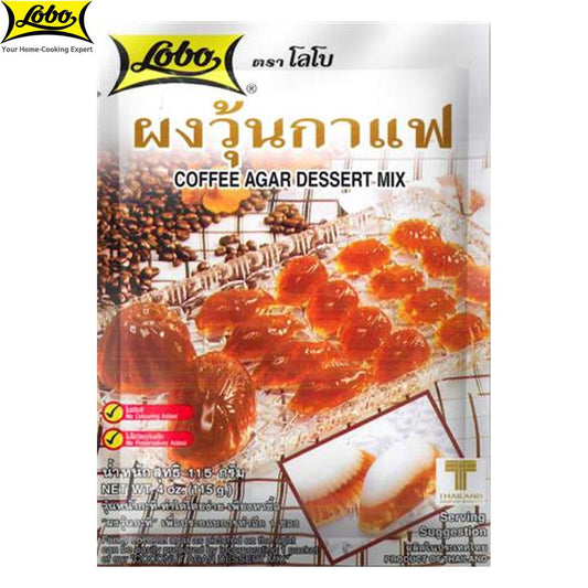 LOBO Coffee Agar Dessert Mix 115g - 泰国LOBO咖啡糕