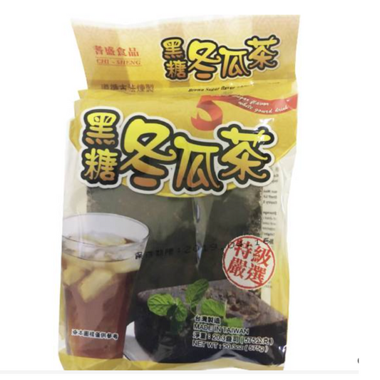 CHISHENG WINTER MELON TEA BRICK WITH BROWN SUGAR 575g - 台湾耆盛黑糖冬瓜茶(575g)