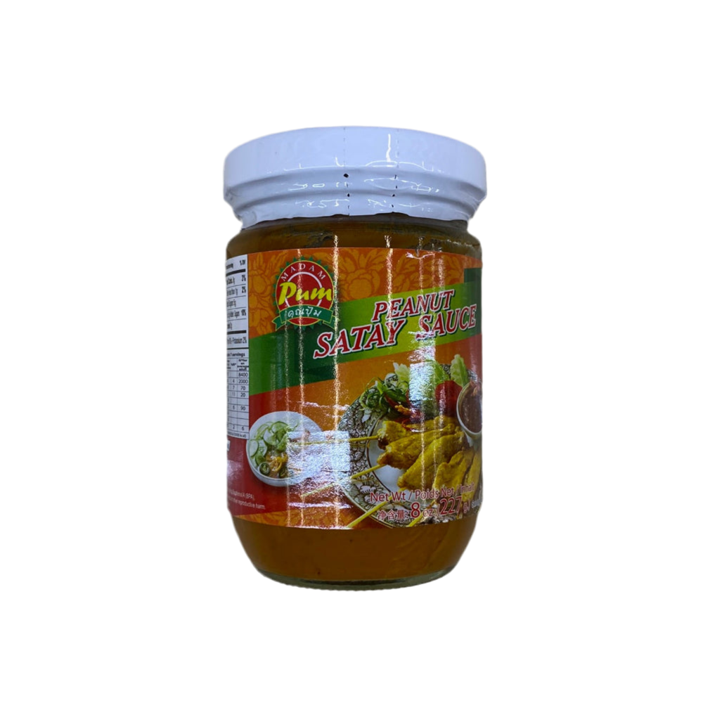 MADAM PUM Peanut Satay Sauce - Madam Pum花生沙爹酱 8oz/227g