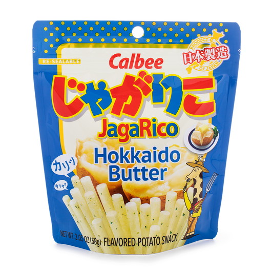 Calbee Jagarico Hokkaido Butter 58 g - 卡乐比 Jagarico 北海道奶油薯条 58 克