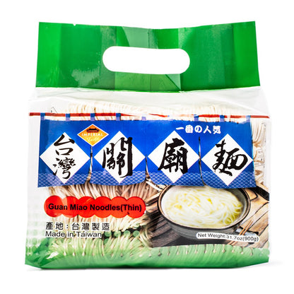 IMPERIAL TASTE Taiwanese Guan Miao Noodles Thin 900 g - 禦品香台灣關廟面900 克