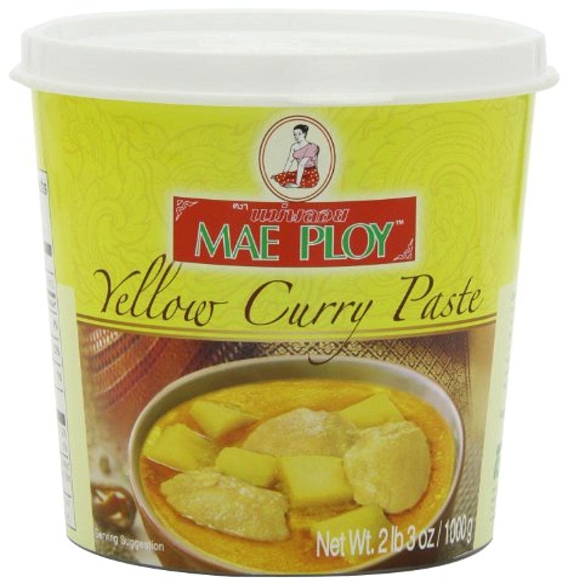 Mae Ploy Yellow Curry Paste 1kg - 泰国黄咖喱酱