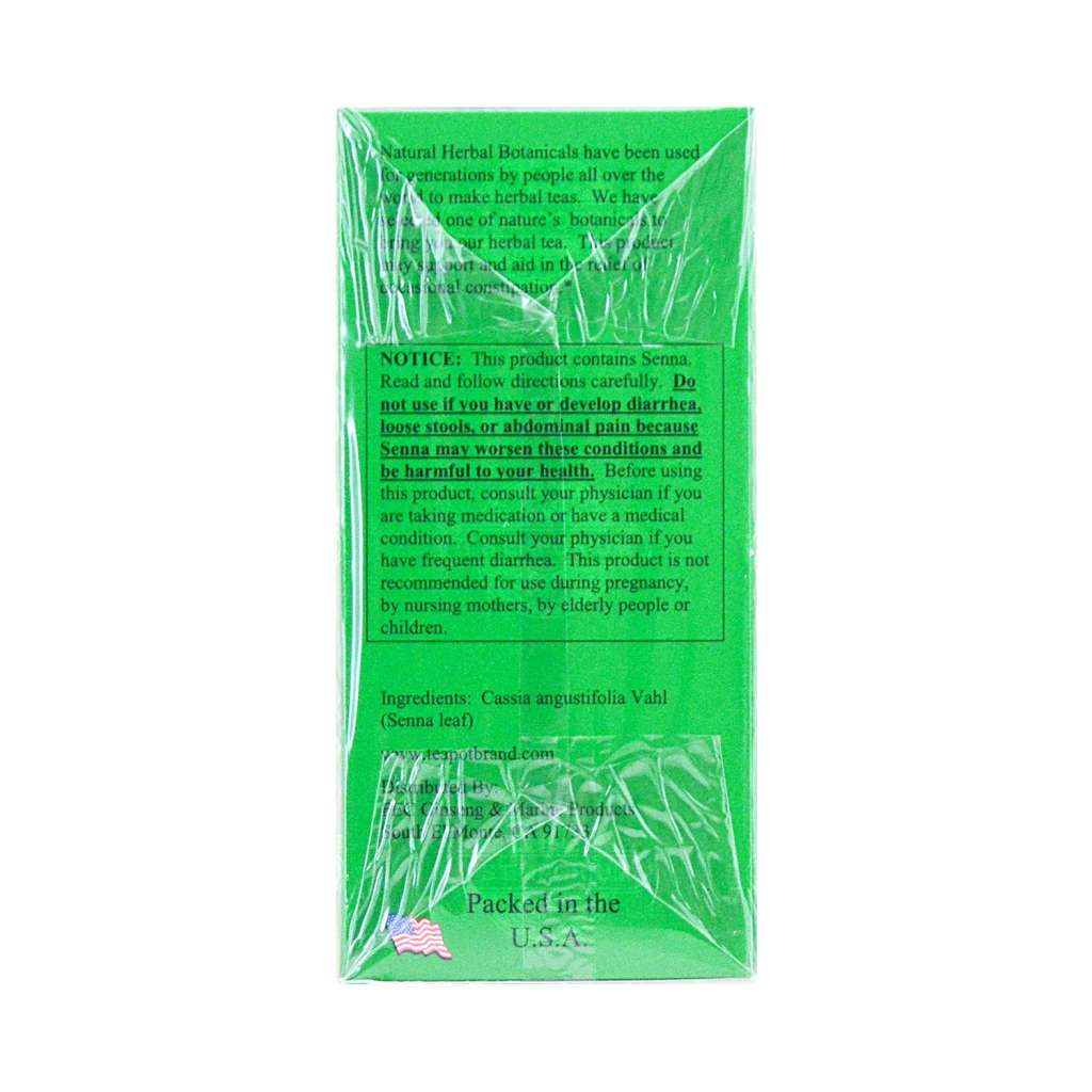 TEA POT BRAND China Slim Herbal Tea Extra Strength 36 Tea Bags / 90g - 美國茶壺牌強效減肥茶36包入/90g