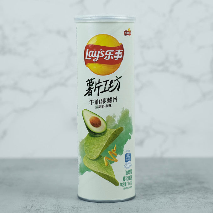 Lay's 乐事薯片工坊 牛油果薯片 清甜芥末味 104g/罐