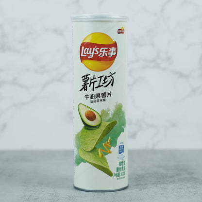 Lay's 乐事薯片工坊 牛油果薯片 清甜芥末味 104g/罐