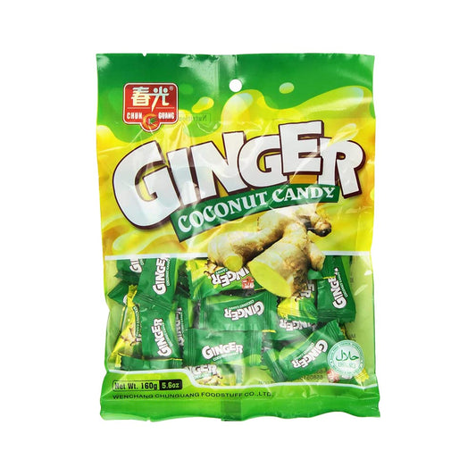 Chun Guang Ginger Coconut Candy 5.6oz - 春光 姜糖