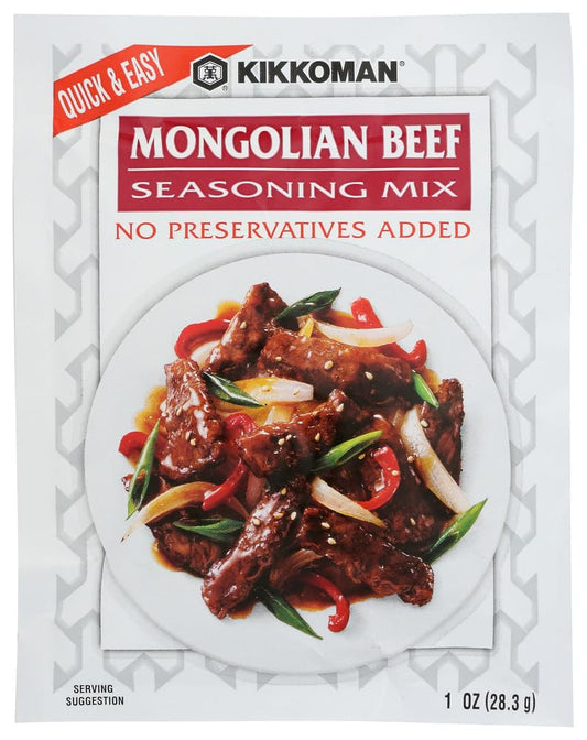 Kikkoman MONGOLIAN BEEF Seasoning Mix 28.3g - 日本万字 蒙古牛肉调味料 28.3g