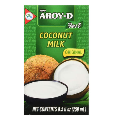 Aroy-D Coconut Milk 8.5 Fluid Ounce (250ml)  - Aroy-D盒装椰奶