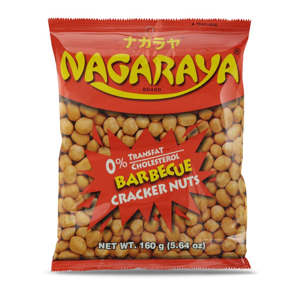 NAGARAYA CRACKER NUTS BARBECUE 5.64OZ - 菲律宾花生豆 烧烤味