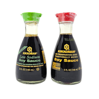 Kikkoman® Regular Soy Sauce/Less Sodium Soy Sauce - 日本万字牌 酱油/减盐酱油 5oz