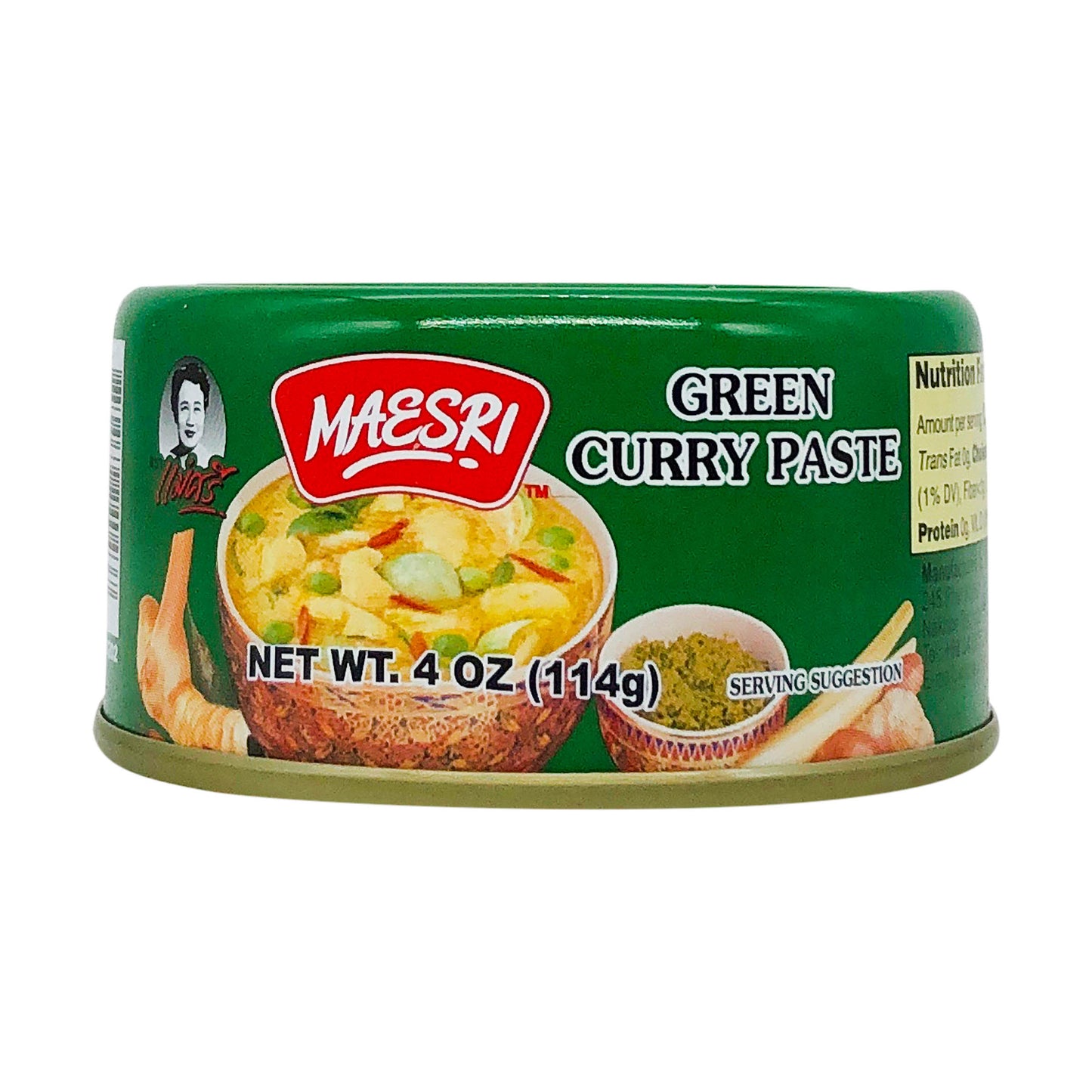 MAESRI Green Curry Paste 咖喱酱 4 oz (114g）