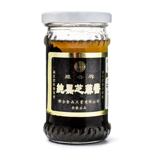 LIAN HOW 100% Pure Black Sesame Paste 8 oz - 联合牌纯黑芝麻酱