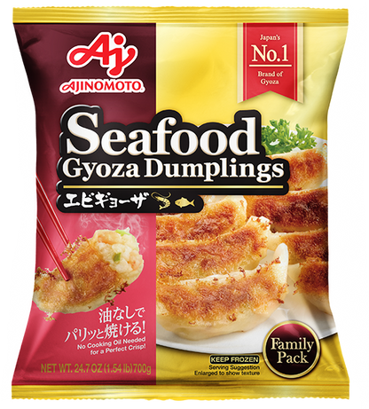 Ajinomoto Seafood Gyoza Dumplings (24.7 oz) - 日式海鲜饺子