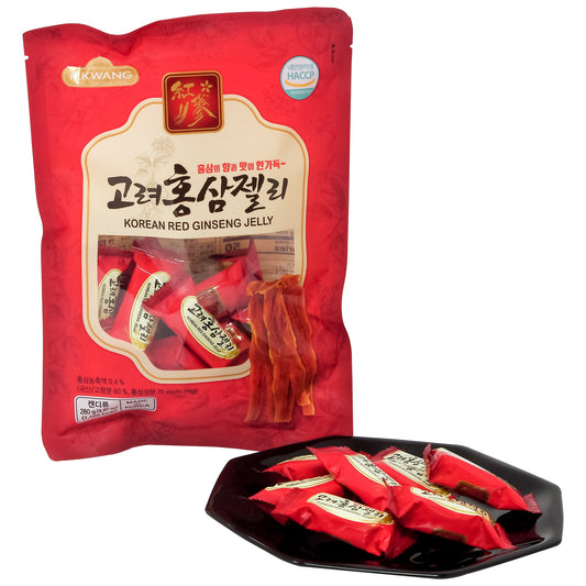 [Ilkwang] Korean Red Ginseng Jelly 280g / 9.87oz Nutritious Energy Snack