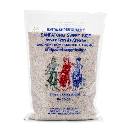 三隻女人牌糯米5 磅- Three Ladies Brand Sweet Rice 5 lb