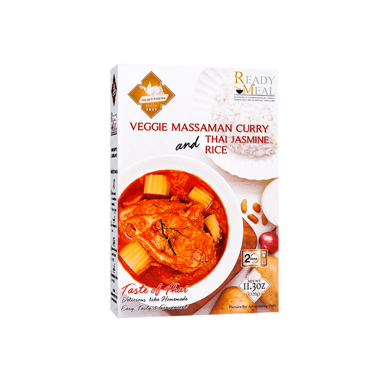 GOLDEN PHOENIX Massaman Curry W/Rice 320g - 泰国GOLDEN PHOENIX 马萨曼风味咖喱饭