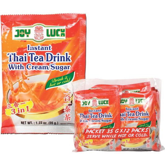 JOYLUCK 3IN1 THAI TEA 5X1.23OZ - 速溶泰茶 6包