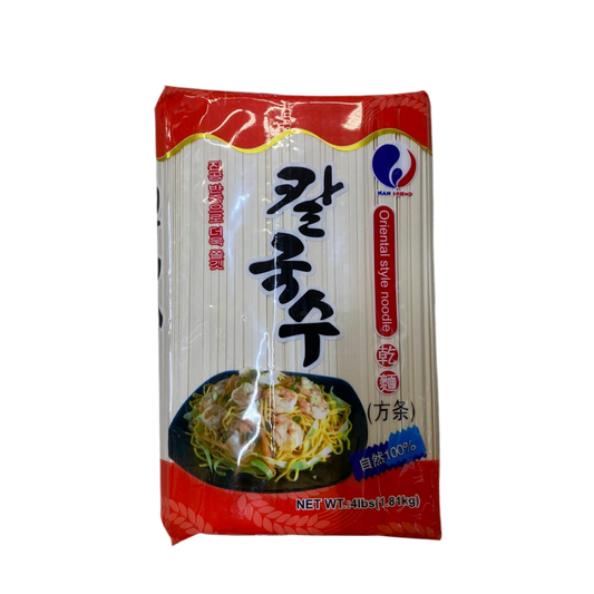 HF ORIENTAL STYLE NOODLE PASTA - 韩味缘 干面 方条 4 lbs/1.81 kg