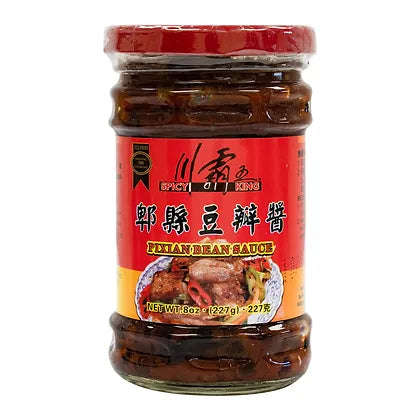 PIXIAN BEAN SAUCE - 川霸王郫縣豆辨醬- 川霸王郫縣豆瓣醬8oz/227g