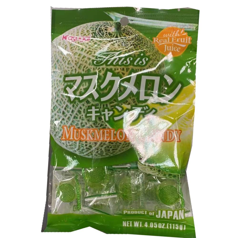 Kasugai Muskmelon Hard Candy - 春日井 硬糖 -蜜瓜味 4.05oz