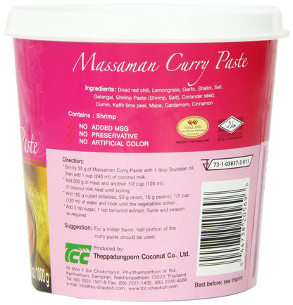 Mae Ploy Massaman Curry Paste 1kg - 泰國純素咖哩醬