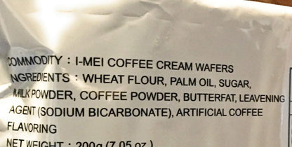 I Mei Coffee Cream Wafers 7.05oz/200g