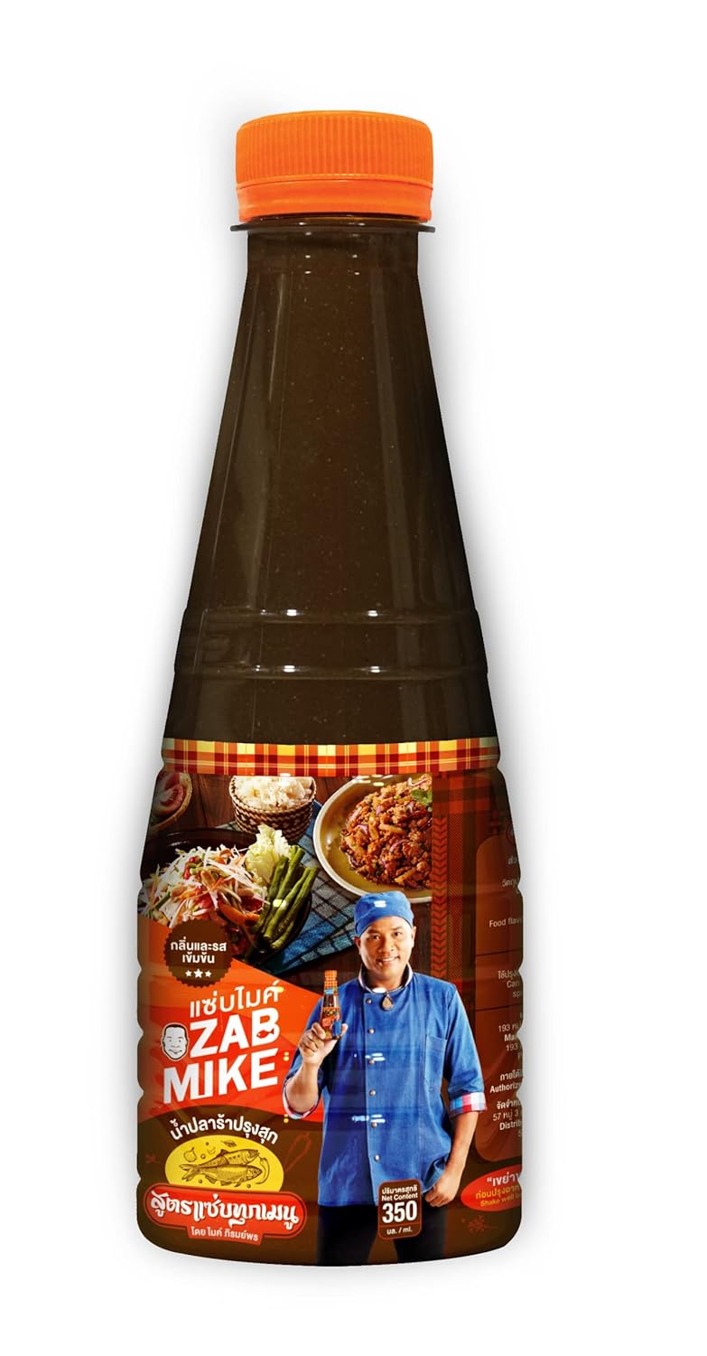 ZAB MIKE® PASTEURIZED THAI FERMENTED FISH SAUCE 10 oz