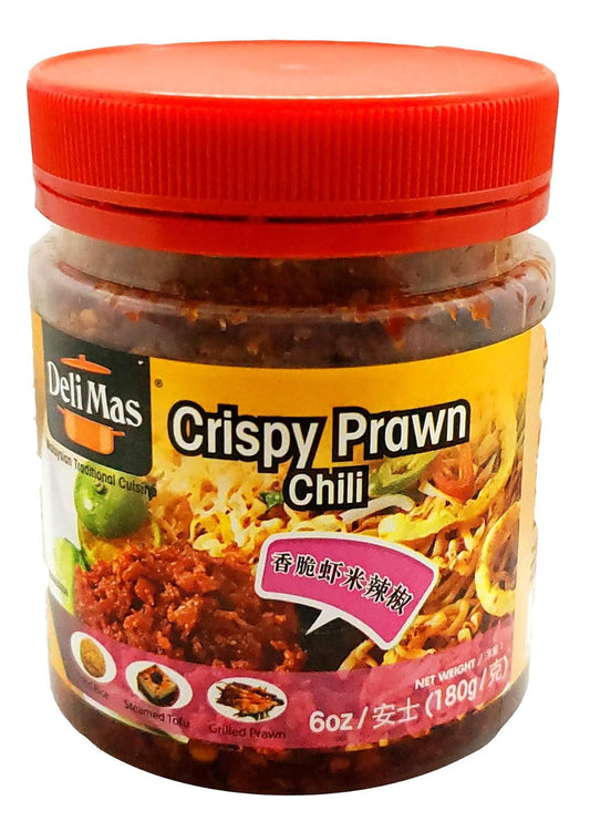 Deli Mas Crispy Prawn Chili 6 oz- 香脆虾米辣椒