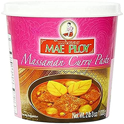 Mae Ploy Massaman Curry Paste 1kg - 泰國純素咖哩醬