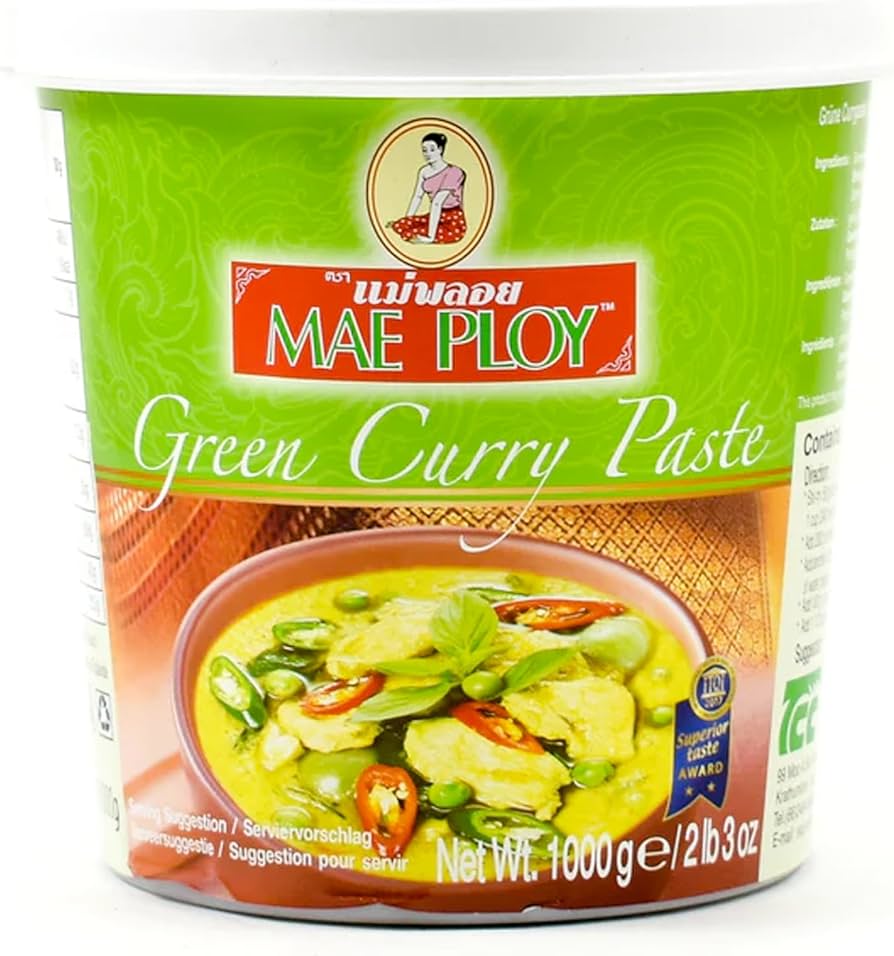 Mae Ploy Green Curry Paste 1kg - 泰國綠咖哩醬