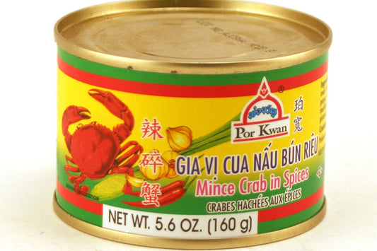 Por Kwan Mince Crab in Spices - 珀寬辣碎蟹5.6oz/160g