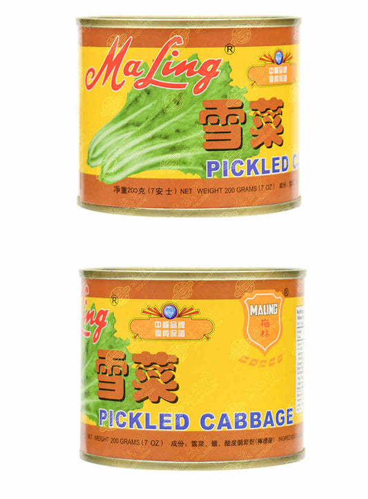 MA LING PICKLED CABBAGE 2*200g - 梅林雪菜 2个