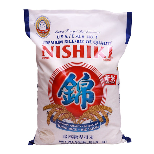 Nishiki Premium Sushi Rice - 锦字最高级特选米 15 LBS