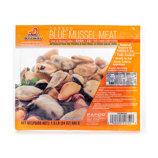 Oceankist Chilean Mussel Meat - 青口肉 1.5LB