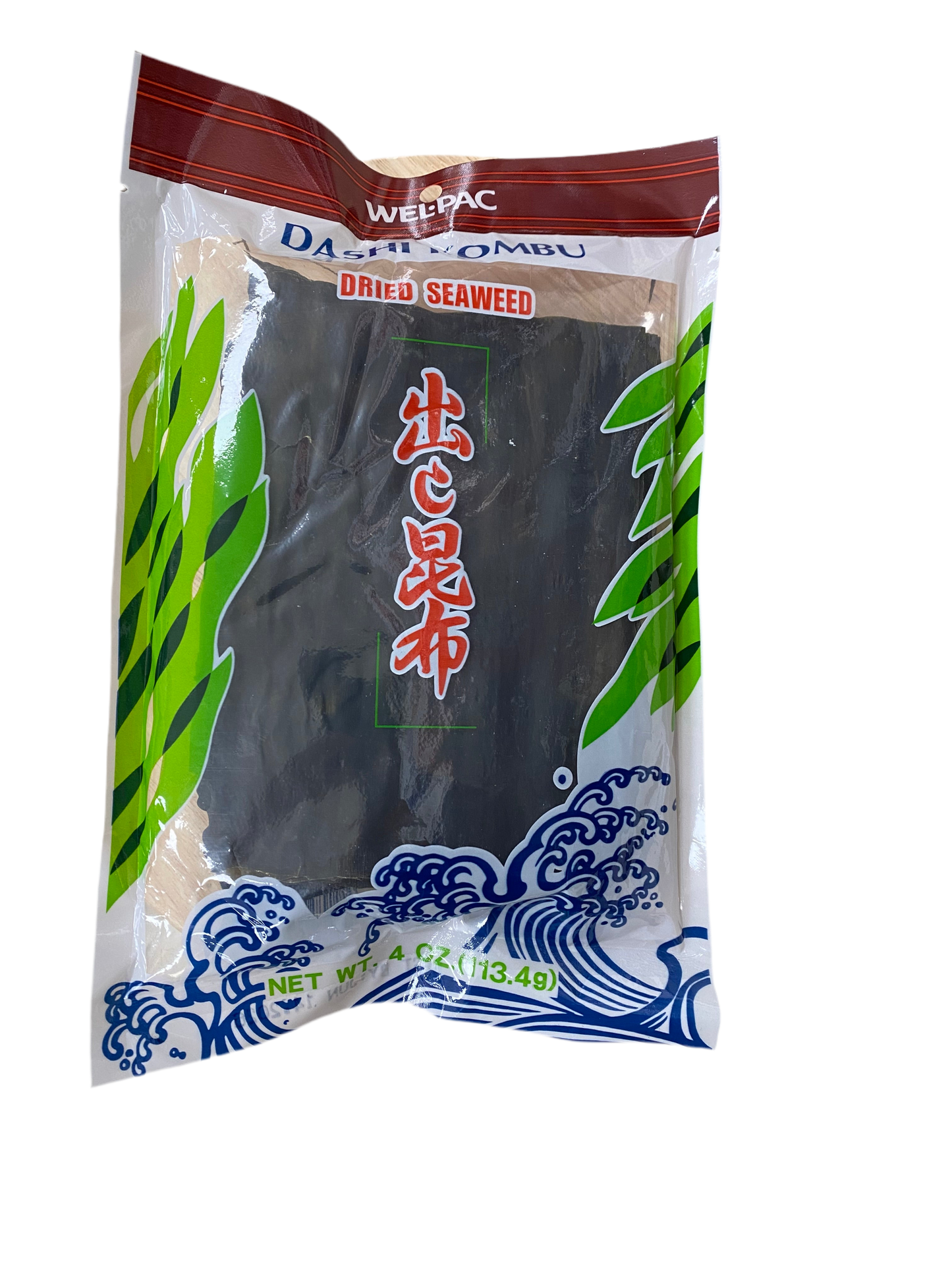 Wel-Pac Dashi Kombu Dried Seaweed 4 Oz (113.4 g) - 昆布（海帶錠）