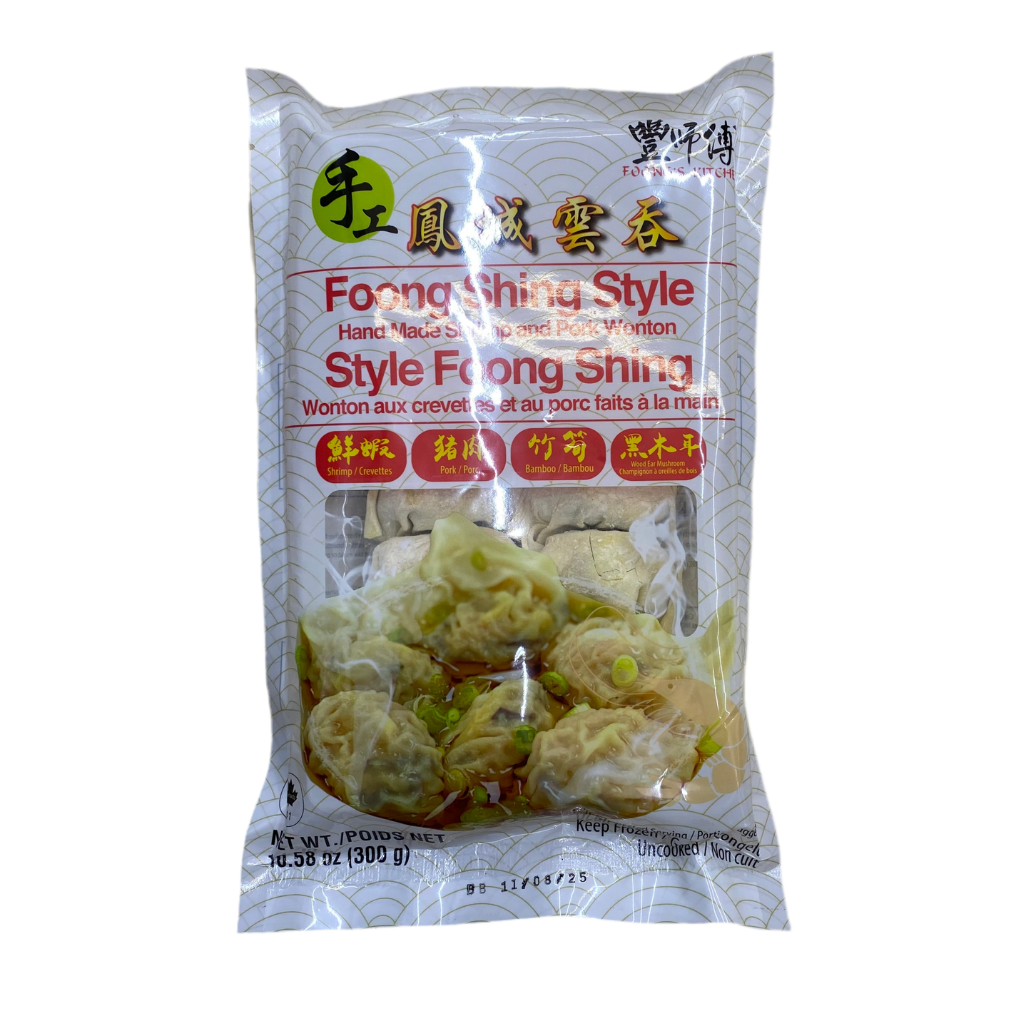 TFI FONG SHIG SHRP&amp;PORK WONTON (HANMADE) - 豐師傅手工鳳城雲吞300g