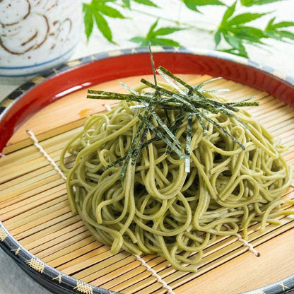 HAKUBAKU Organic Cha Soba - 日本HAKUBAKU 有机抹茶荞麦干面 200g