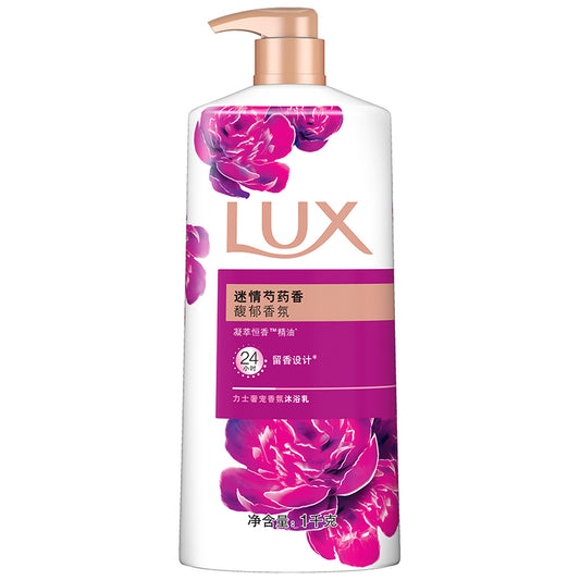 LUX 麗仕精油香氛沐浴乳情迷芍藥香1L