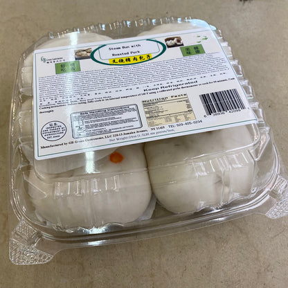 Steam Bun WithRoasted Pork 6pcs - 健味 叉烧猪肉包子 2ibs